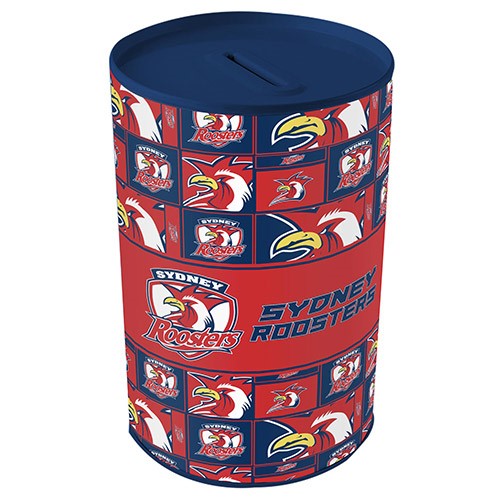 Roosters Tin Money Box