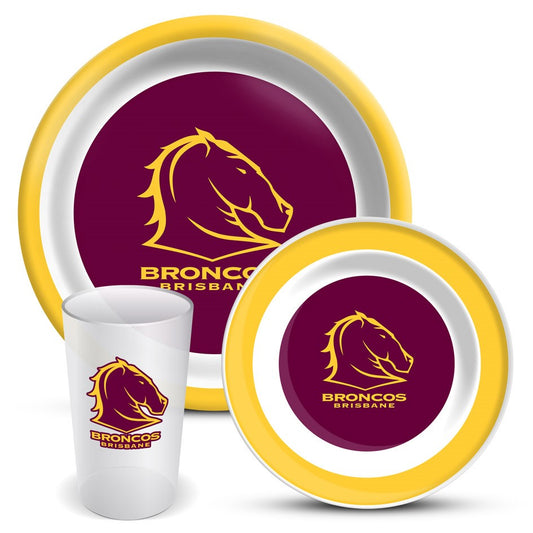 Broncos 3-Piece Dinner Set