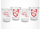 DOLPHINS SHOT GLASS 4 PACK
