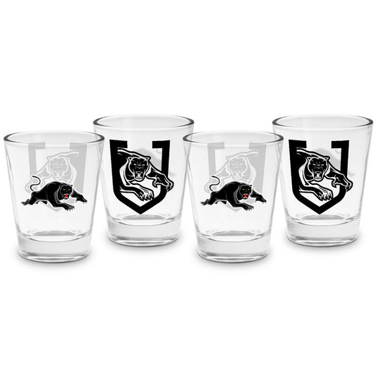 PANTHERS SHOT GLASS 4 PACK