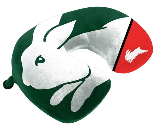 Rabbitohs Travel Pillow