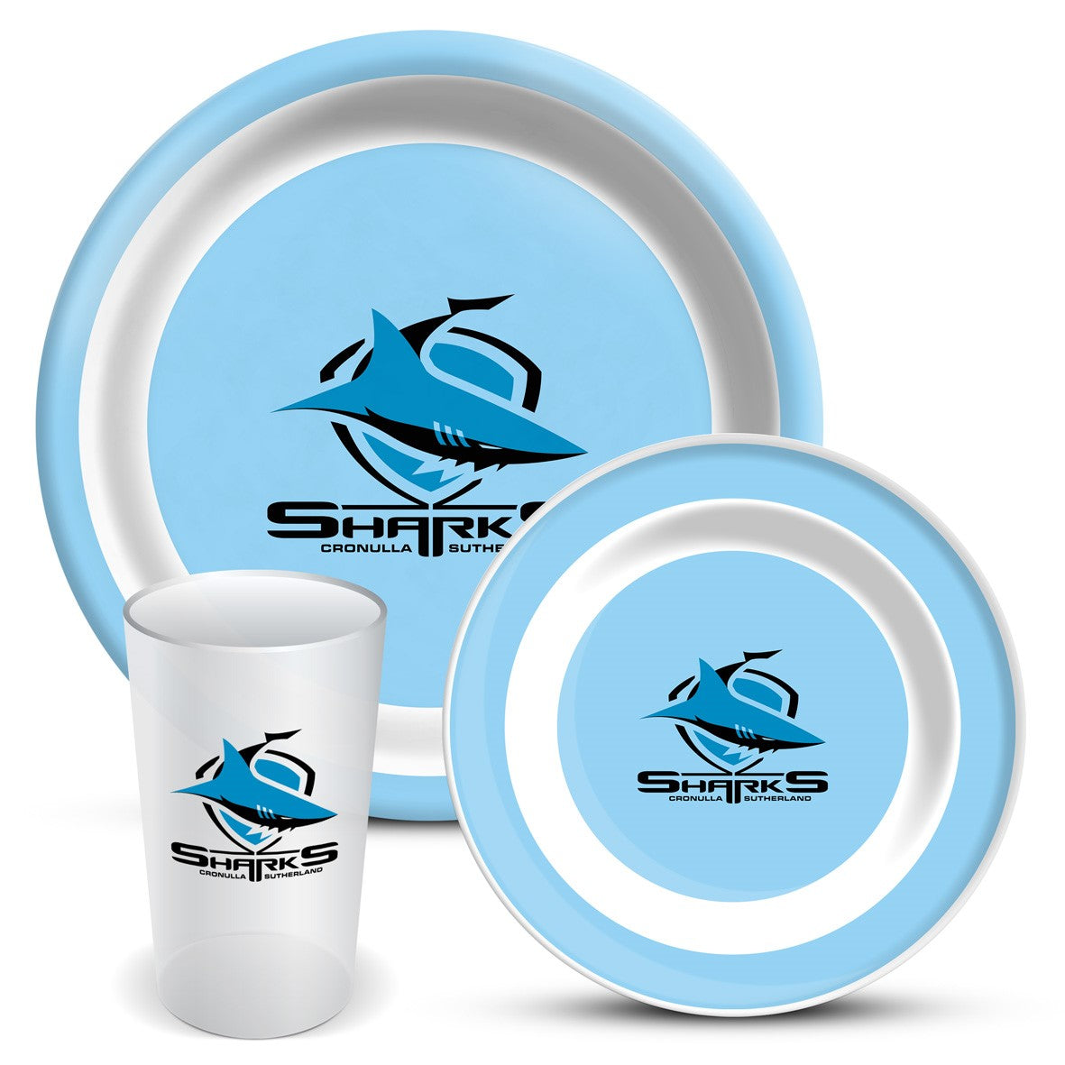 Sharks 3-Piece Dinner Set