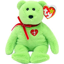 BEANIE BOO - SIGNATURE BEAR GREEN