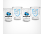 SHARKS SHOT GLASS 4 PACK