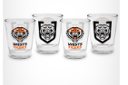 TIGERS SHOT GLASS 4 PACK
